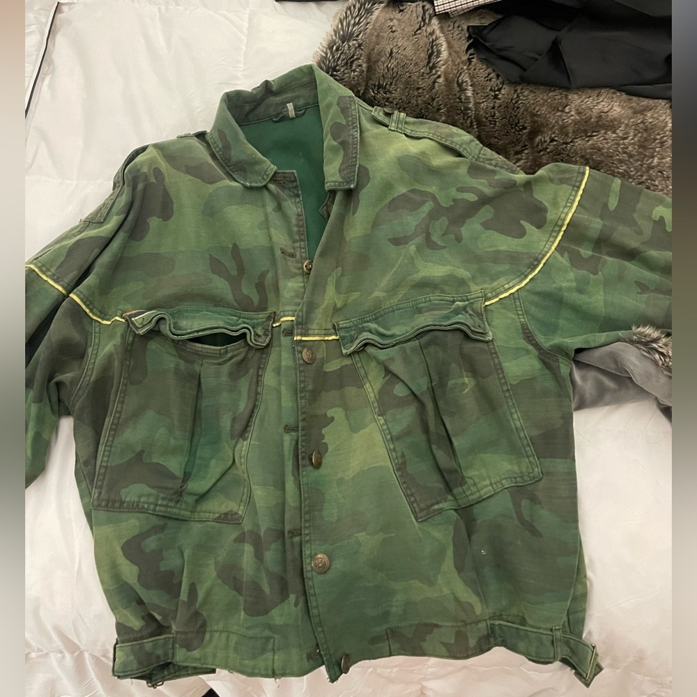 Free people, camo jacket